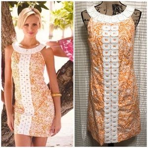 lilly pulitzer 50th jubilee orange shift 14